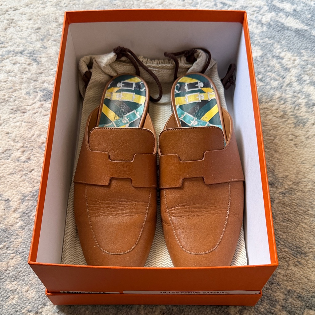 Authentic Hermes Women’s Mules - Size 40